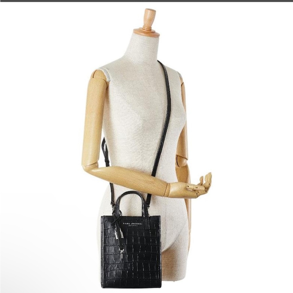 Marc Jacob’s Mini Grind Tote Bag Shoulder Bag Black NWT $350